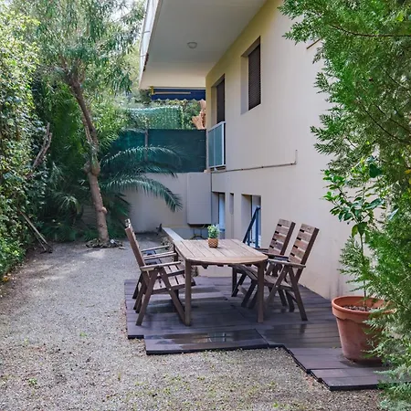 Charming Flat With Garden In Juans-Les-Pins *